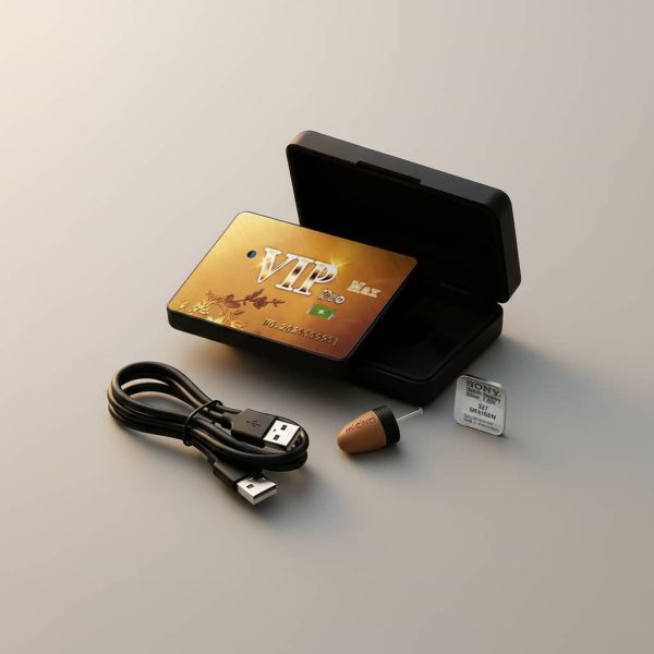 هندزفری نامریی سمعکی مدل Vip کارت GSM