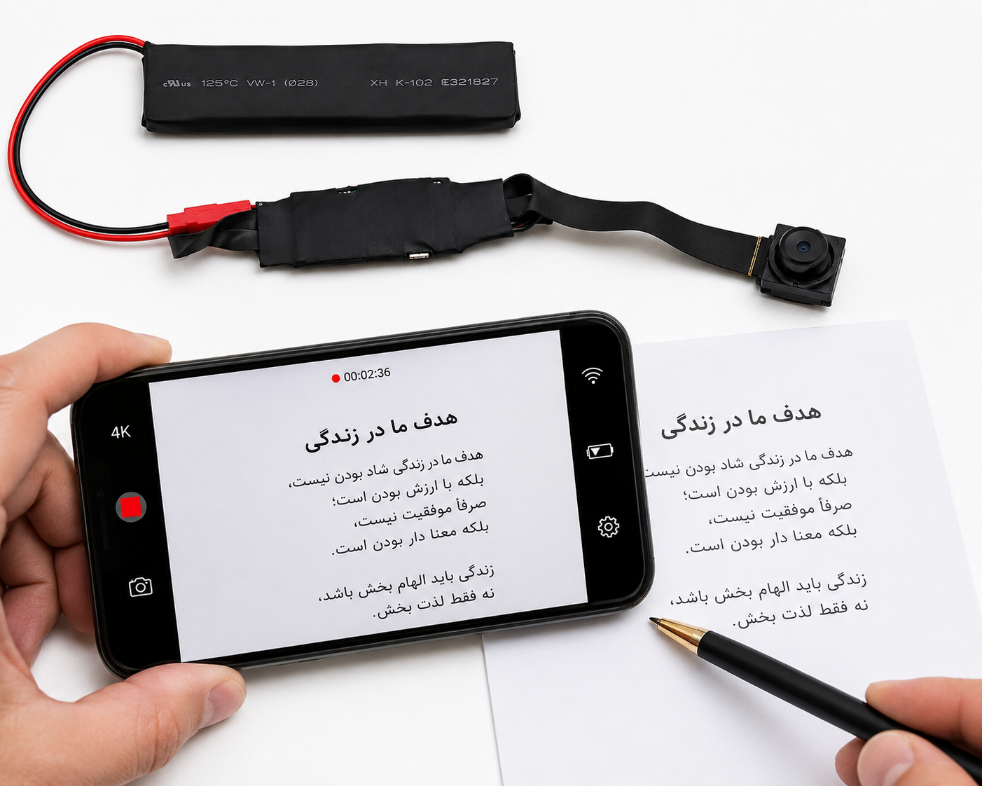 دوربین فلتی s05 نوشته خوان 12 مگاپیکسل وای فای Wifi
